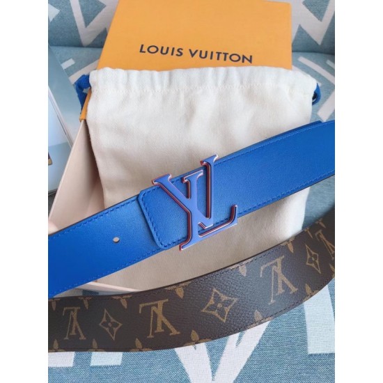 Dupe Dettagli perfetti LVxNBA Louis Vuitton 3 Steps 40MM Cintura reversibile MP278V imitazioni perfette Replica Dettagli perfetti LVxNBA Louis Vuitton 3 Steps 40MM Cintura reversibile MP278V Griffate