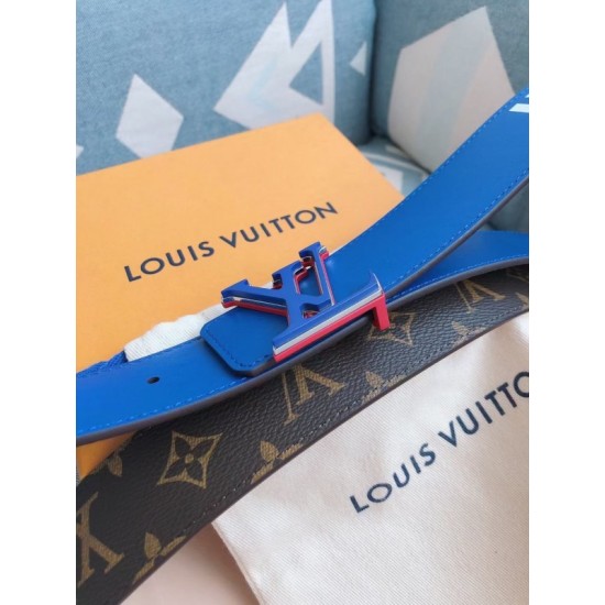 Dupe Dettagli perfetti LVxNBA Louis Vuitton 3 Steps 40MM Cintura reversibile MP278V imitazioni perfette Replica Dettagli perfetti LVxNBA Louis Vuitton 3 Steps 40MM Cintura reversibile MP278V Griffate