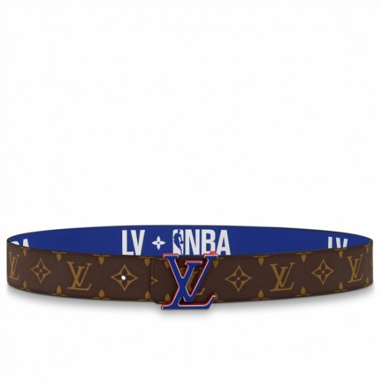 Dupe Dettagli perfetti LVxNBA Louis Vuitton 3 Steps 40MM Cintura reversibile MP278V imitazioni perfette Replica Dettagli perfetti LVxNBA Louis Vuitton 3 Steps 40MM Cintura reversibile MP278V Griffate