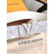 Dupe LV Initiales 40MM Cintura reversibile Damier Salt MP300V imitazioni perfette Replica LV Initiales 40MM Cintura reversibile Damier Salt MP300V Griffate