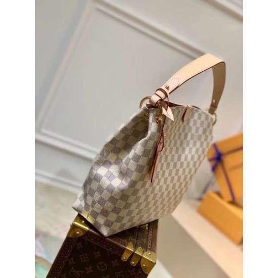Dupe Borsa Graceful PM Damier Azur N42249 imitazioni perfette Replica Borsa Graceful PM Damier Azur N42249 Griffate