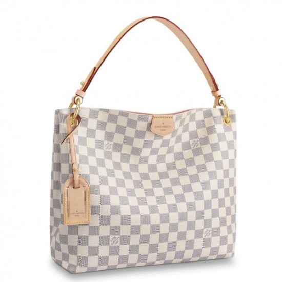 Dupe Borsa Graceful PM Damier Azur N42249 imitazioni perfette Replica Borsa Graceful PM Damier Azur N42249 Griffate