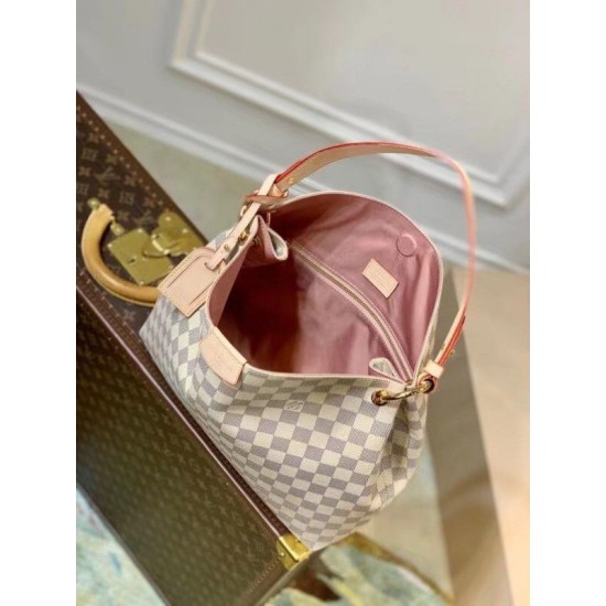 Dupe Borsa Graceful PM Damier Azur N42249 imitazioni perfette Replica Borsa Graceful PM Damier Azur N42249 Griffate