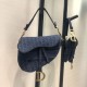 Cloni Firmate Borsa Replica da Saddle Christian Dior M0446 Blu imitazioni