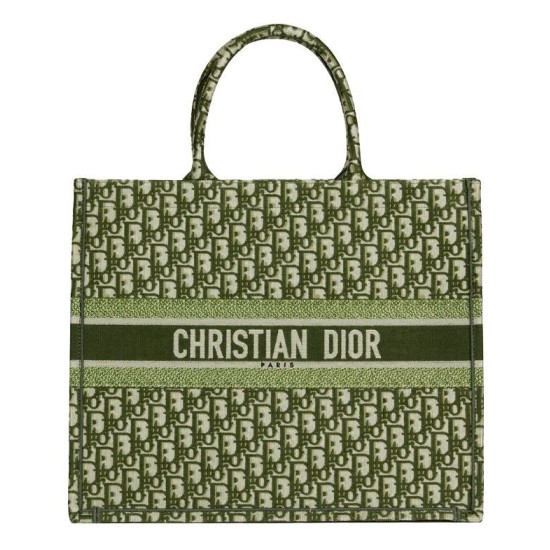 Imitazione Borse Christian Dior Book Tote M1286 verde Dupe Perfetta Cloni Firmate Imitazione Borse Christian Dior Book Tote M1286 verde imitazioni