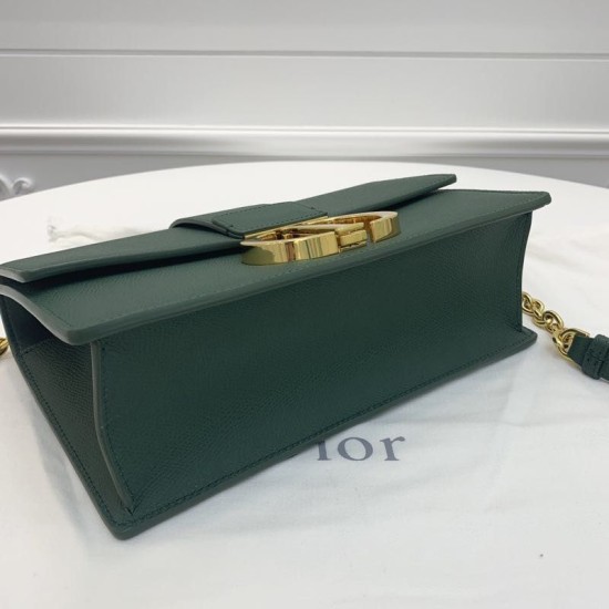 Christian Dior 93118 EPSOM maniglia Borsa verde Dupe Perfetta Cloni Firmate Christian Dior 93118 EPSOM maniglia Borsa verde imitazioni