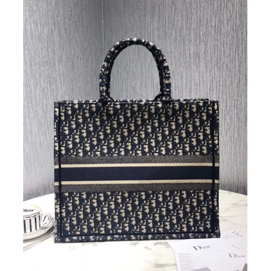 Imitazione Borse Christian Dior Book Tote M1286 Blu scuro Dupe Perfetta Cloni Firmate Imitazione Borse Christian Dior Book Tote M1286 Blu scuro imitazioni