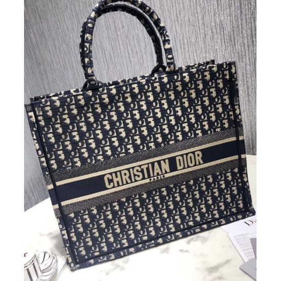 Imitazione Borse Christian Dior Book Tote M1286 Blu scuro Dupe Perfetta Cloni Firmate Imitazione Borse Christian Dior Book Tote M1286 Blu scuro imitazioni