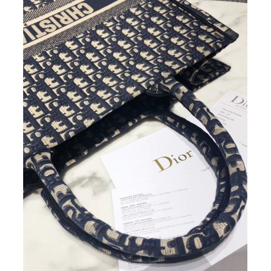 Imitazione Borse Christian Dior Book Tote M1286 Blu scuro Dupe Perfetta Cloni Firmate Imitazione Borse Christian Dior Book Tote M1286 Blu scuro imitazioni