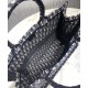 Imitazione Borse Christian Dior Book Tote M1286 Blu scuro Dupe Perfetta Cloni Firmate Imitazione Borse Christian Dior Book Tote M1286 Blu scuro imitazioni