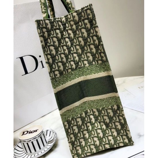 Imitazione Borse Christian Dior Book Tote M1286 verde Dupe Perfetta Cloni Firmate Imitazione Borse Christian Dior Book Tote M1286 verde imitazioni