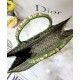 Imitazione Borse Christian Dior Book Tote M1286 verde Dupe Perfetta Cloni Firmate Imitazione Borse Christian Dior Book Tote M1286 verde imitazioni