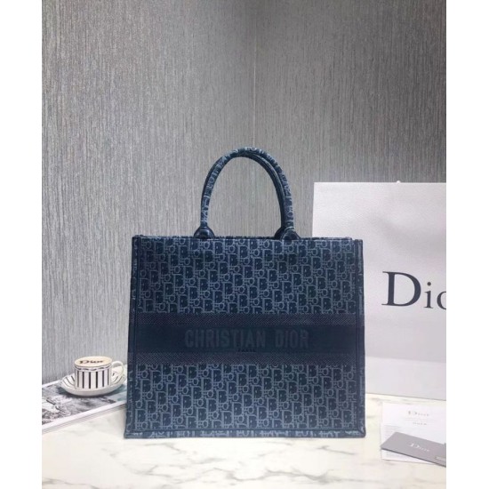Borse Christian Dior Book Tote M1286 Blu Dupe Perfetta Cloni Firmate Borse Christian Dior Book Tote M1286 Blu imitazioni