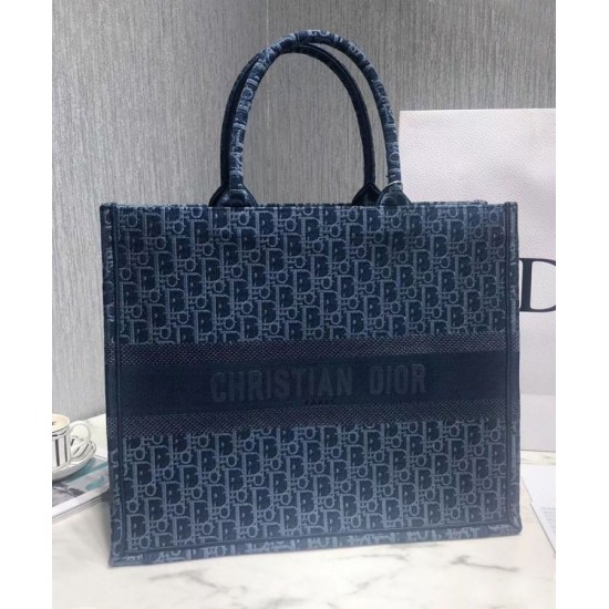 Borse Christian Dior Book Tote M1286 Blu Dupe Perfetta Cloni Firmate Borse Christian Dior Book Tote M1286 Blu imitazioni