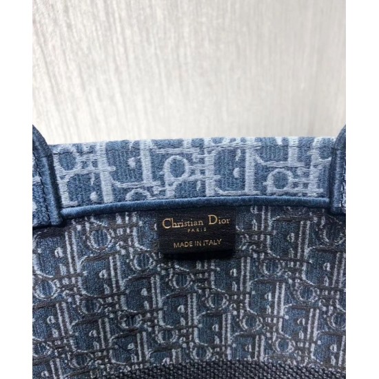 Borse Christian Dior Book Tote M1286 Blu Dupe Perfetta Cloni Firmate Borse Christian Dior Book Tote M1286 Blu imitazioni