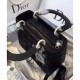 Replica Dior Lady Dior Medium Classic Tote Borse Con agnello nero Dior Lady Dior Medium Classic Tote Borse Con agnello nero imitazioni perfette