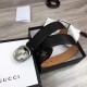 Replica Cinture uomo con fibbia doppia G, hardware argento 4 cm Outlet Cinture uomo con fibbia doppia G, hardware argento 4 cm imitazioni perfette