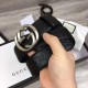 Replica Cintura Signature uomo con fibbia a G Black 411924 Hardware argento Outlet Cintura Signature uomo con fibbia a G Black 411924 Hardware argento imitazioni perfette