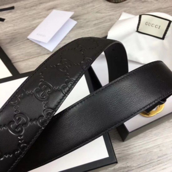 Replica Borsa Cintura Signature uomo con fibbia a G Black 411924 Hardware nero Outlet replica Cintura Signature uomo con fibbia a G Black 411924 Hardware nero imitazioni perfette