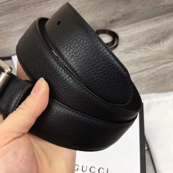 replica Cinture uomo 4 cm Hardware argento imitazioni perfette