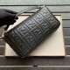 Replica Borsa baguette grande con logo FF nera Outlet Borsa baguette grande con logo FF nera imitazioni perfette