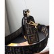 Replica Borsa Baguette in tessuto 8BR600 nera Outlet replica Baguette in tessuto 8BR600 nera imitazioni perfette