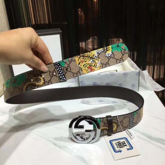 Riproduzione Fedele Pari replica Tiger Uomo Cinture imitazioni Replica Alta Qualità Pari Tiger Uomo Cinture