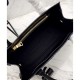 Borsa a mano monocromatica Saffiano Prada nera Borsa a mano monocromatica Saffiano Prada nera