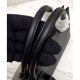 Borsa a mano monocromatica Saffiano Prada nera Borsa a mano monocromatica Saffiano Prada nera