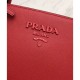 Borse a tracolla Prada Monochrome saffiano rossa Borse a tracolla Prada Monochrome saffiano rossa