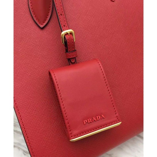 Borse a tracolla Prada Monochrome saffiano rossa Borse a tracolla Prada Monochrome saffiano rossa