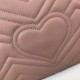 Borse A Tracolla GG Marmont Medium Matelassé 443496 Rosa nudo Borse A Tracolla GG Marmont Medium Matelassé 443496 Rosa nudo