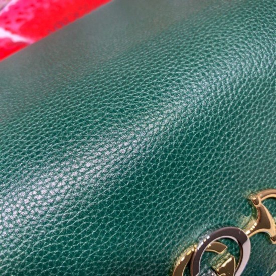 Replica Alta Qualità Portafoglio Zumi continental in pelle granulosa 573612 verde