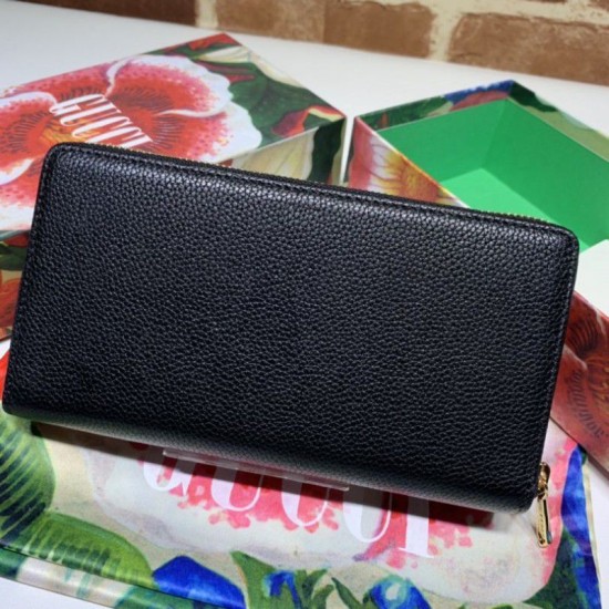 Replica Borsa Portafoglio Zumi in pelle granulosa con cerniera 570661 nero Outlet replica Portafoglio Zumi in pelle granulosa con cerniera 570661 nero imitazioni perfette