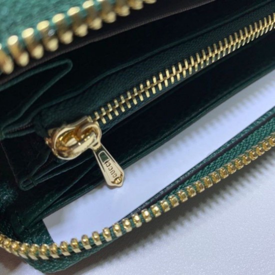 Replica Pari Dettagli perfetti Portafoglio Zumi in pelle granulosa con cerniera 570661 verde Outlet Pari replica Dettagli perfetti Portafoglio Zumi in pelle granulosa con cerniera 570661 verde imitazioni perfette