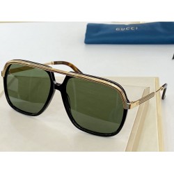 GG0200S Occhiali da sole quadrati Glod / Brown GG0200S Occhiali da sole quadrati Glod / Brown