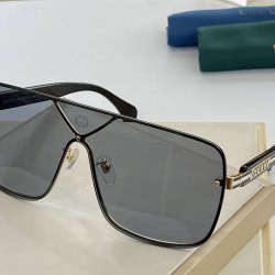 Dupe GG0677 Occhiali da sole quadrati Grey imitazioni perfette Replica GG0677 Occhiali da sole quadrati Grey Griffate