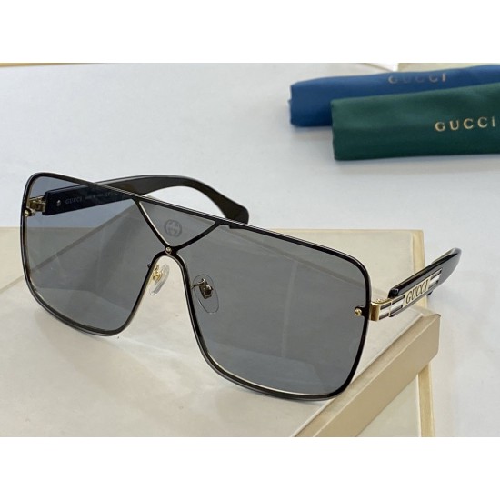Dupe GG0677 Occhiali da sole quadrati Grey imitazioni perfette Replica GG0677 Occhiali da sole quadrati Grey Griffate