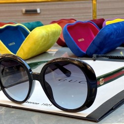 Dupe GG0713SA Occhiali da sole retrò doppia GG Nero imitazioni perfette Replica GG0713SA Occhiali da sole retrò doppia GG Nero Griffate