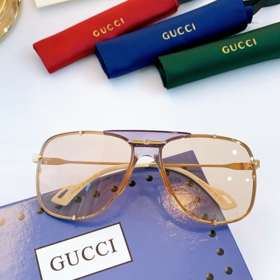 Dupe GG0739S Round Frame Sunglass Brown imitazioni perfette Replica GG0739S Round Frame Sunglass Brown Griffate