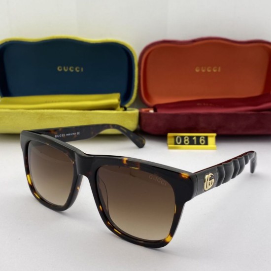Dupe GG0816 Round Frame Sunglass Brown imitazioni perfette Replica GG0816 Round Frame Sunglass Brown Griffate
