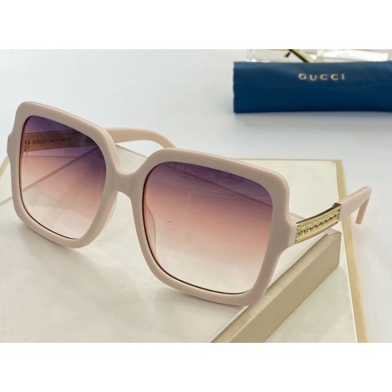 Dupe GG0884S Occhiali da sole quadrati Pink imitazioni perfette Replica GG0884S Occhiali da sole quadrati Pink Griffate
