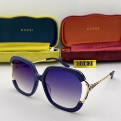 Dupe Occhiali da sole rotondi GG0893 blu / argento imitazioni perfette Replica Occhiali da sole rotondi GG0893 blu / argento Griffate