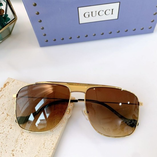 Replica GG0909S occhiali da sole marroni Griffate