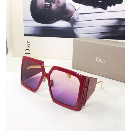 Dupe Occhiali da sole quadrati Dior Diorsolar S1u Ivory Rossi imitazioni perfette Replica Occhiali da sole quadrati Dior Diorsolar S1u Ivory Rossi Griffate