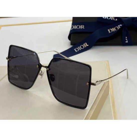 Dupe Occhiali da sole quadrati sfumati Dior Nero imitazioni perfette Replica Occhiali da sole quadrati sfumati Dior Nero Griffate