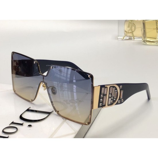 Dupe Occhiali da sole quadrati Dior Paeng Blu imitazioni perfette Replica Occhiali da sole quadrati Dior Paeng Blu Griffate