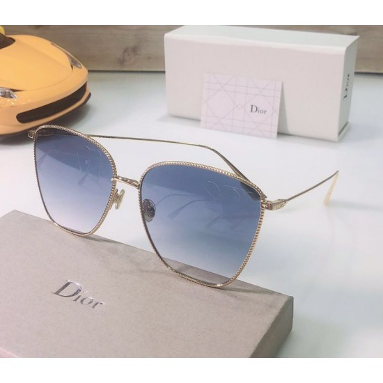 Replica Occhiali da sole Dior Socuety1 Blu Griffate
