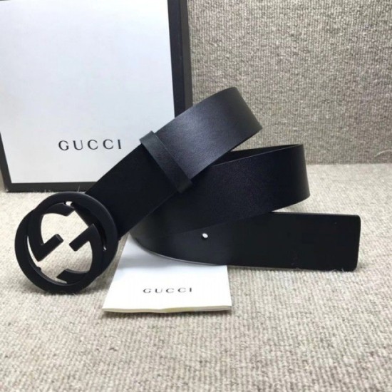 Replica Cintura in pelle con fibbia G doppia incisione 368186 Outlet Cintura in pelle con fibbia G doppia incisione 368186 imitazioni perfette