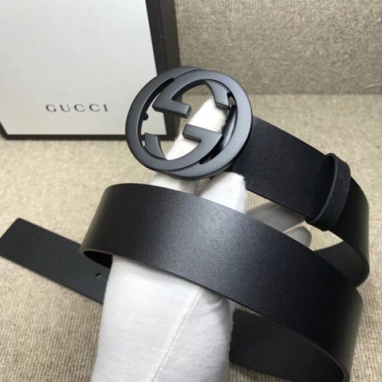 Replica Cintura in pelle con fibbia G doppia incisione 368186 Outlet Cintura in pelle con fibbia G doppia incisione 368186 imitazioni perfette